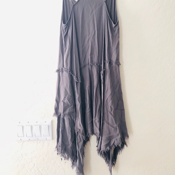 Intimately Free People Tattered grey dress Xs - Picture 7 of 8